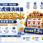 利用老虎機洗碼量賺取高返水攻略與推薦比較