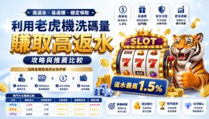 利用老虎機洗碼量賺取高返水攻略與推薦比較